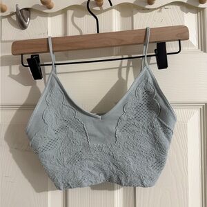 Lily Lace Bandeau - Light Gray